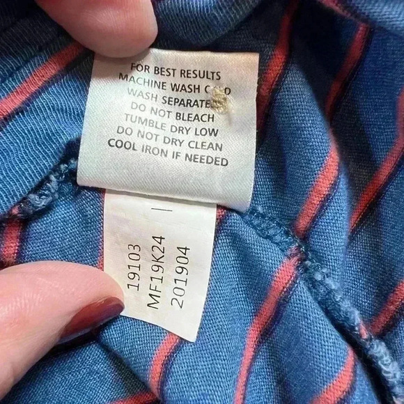 Peter Millar mens size M 100% cotton short sleeve polo shirt blue/pink preppy - Picture 8 of 10